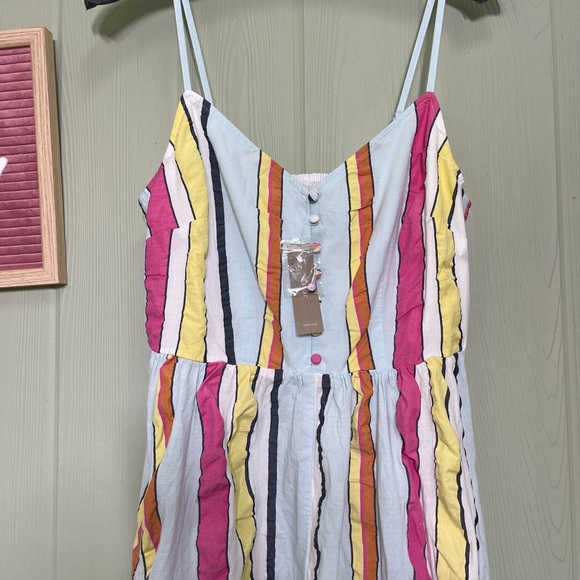 J. Crew Tiered midi dress in seersucker ribbons - Picture 6 of 10